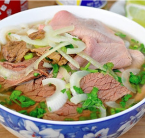 Phở nạm + gầu