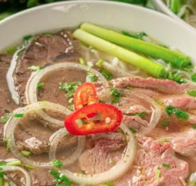 Phở tái + nạm + gân